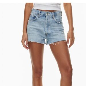 Agolde Mila High Rise Denim Shorts